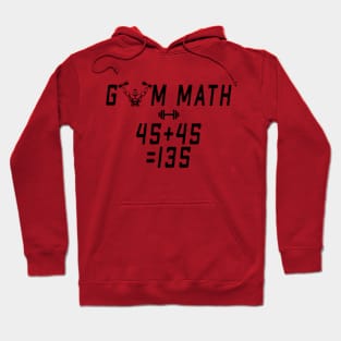 Gym Math / gym  / workout / exercise Hoodie